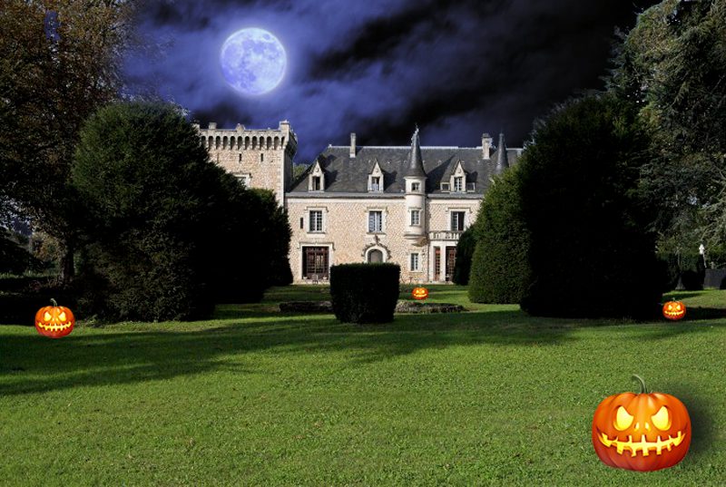 Chateau De La Couronne, France Villa Castle Halloween